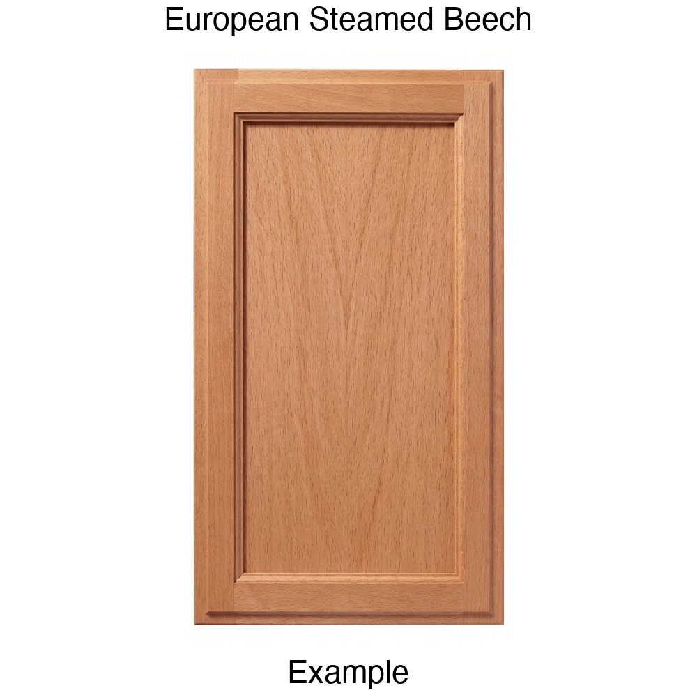 Bronco Recessed Panel Cabinet Door in European Steamed Beech