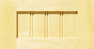 Camden shaker style cabinet crawer front with beadboard inset panel