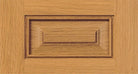 Chesapeake raised panel drawer front shown in white oak