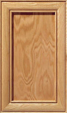 Connecticut recessed panel cabinet door with routed edge frame