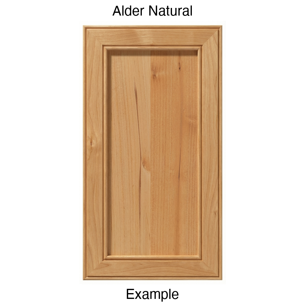 Connecticut Recessed Panel Cabinet Door in Alder Natural