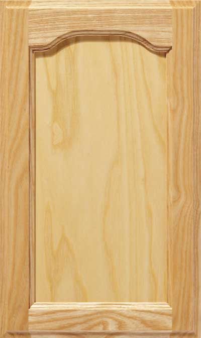 The Cougar recessed panel cabinet door with unique upper arch detail