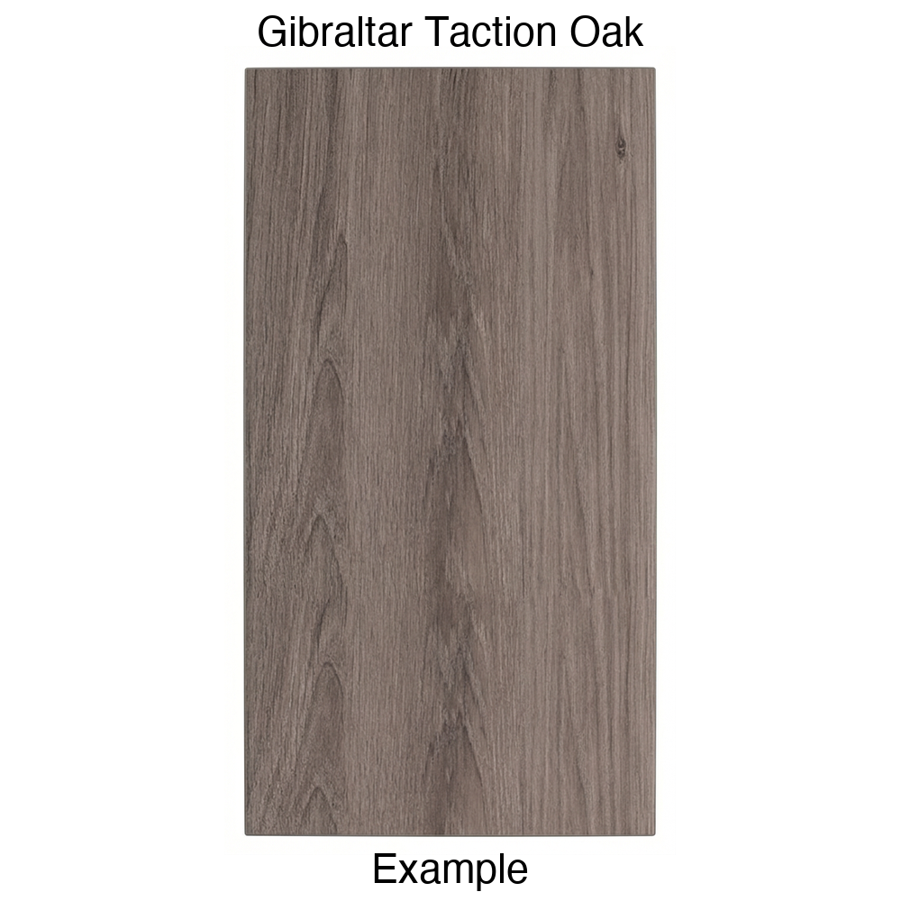 DBQ Slab Thermofoil Cabinet Door (Tacoma Style) in Gibraltar Taction Oak