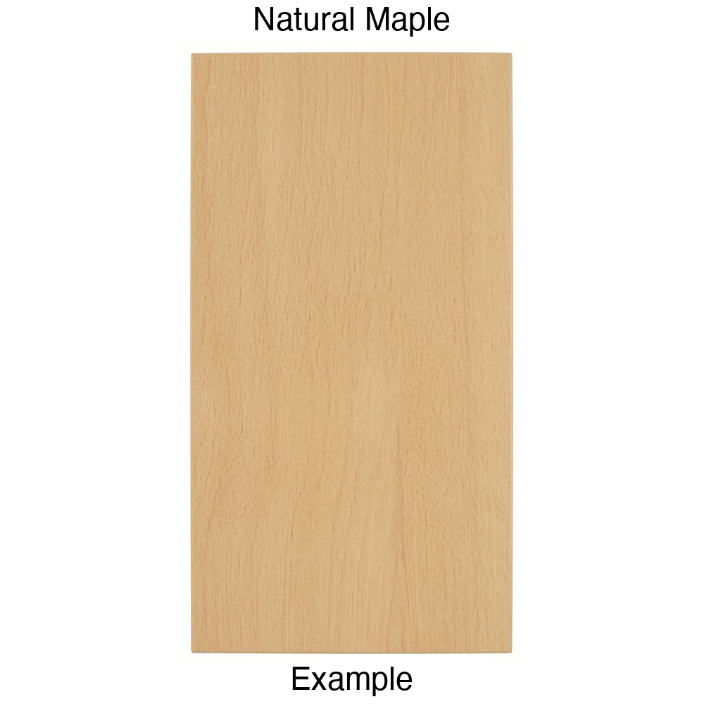 DBQ Slab Thermofoil Cabinet Door (Tacoma Style) in Natural Maple