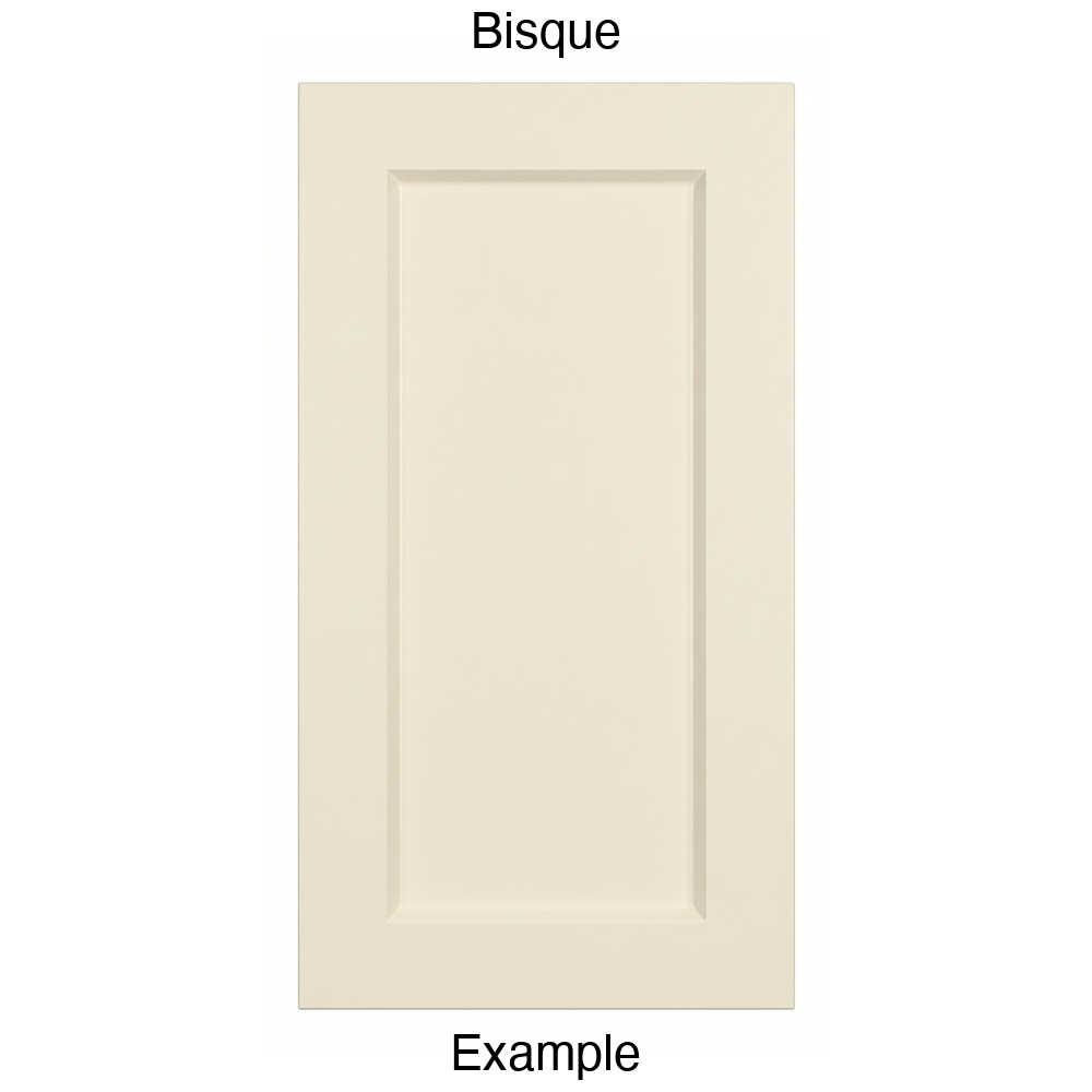 DR1 Recessed Panel Thermofoil Cabinet Door (Artesia Style) in Bisque