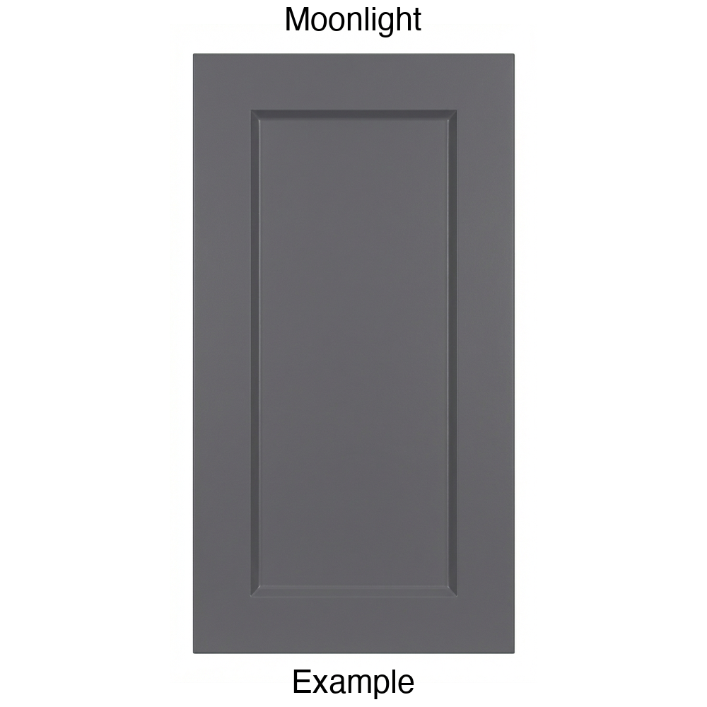 DR1 Recessed Panel Thermofoil Cabinet Door (Artesia Style) in Moonlight