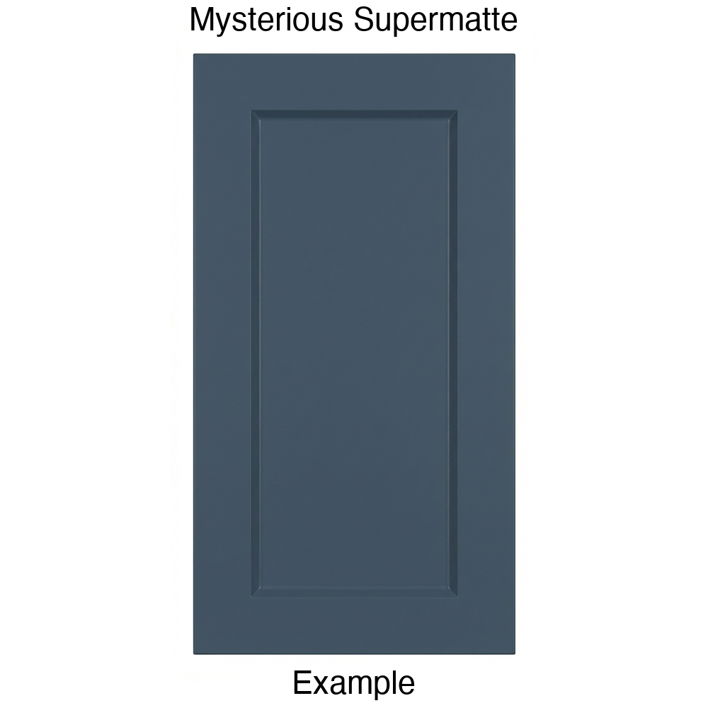 DR1 Recessed Panel Thermofoil Cabinet Door (Artesia Style) in Mysterious Supermatte