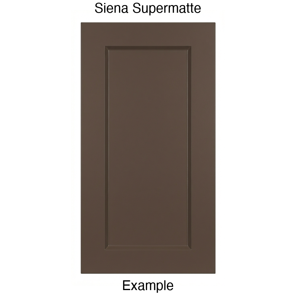 DR1 Recessed Panel Thermofoil Cabinet Door (Artesia Style) in Siena Supermatte