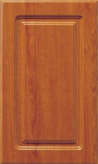 Raised center panel thermofoil cabinet door