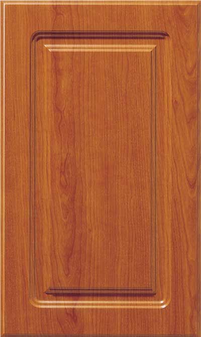 Raised center panel thermofoil cabinet door