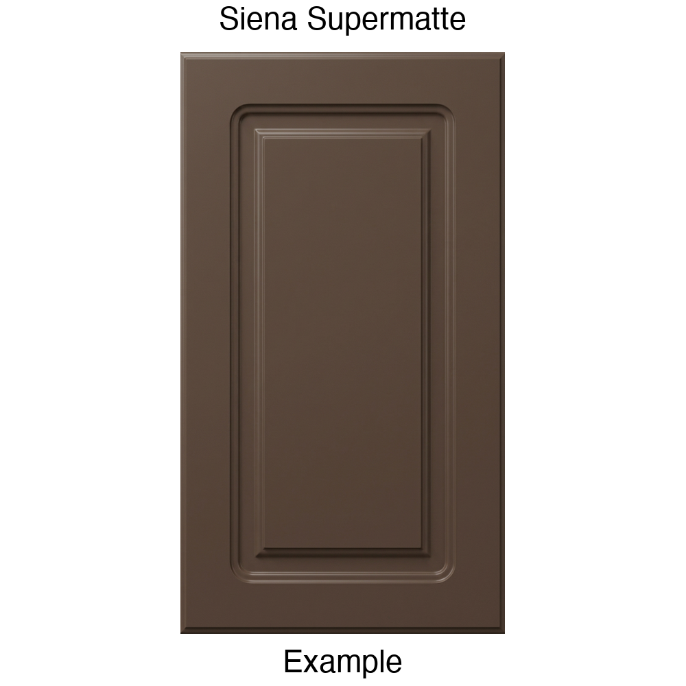 DR8 Raised Panel Thermofoil Cabinet Door in Siena Supermatte