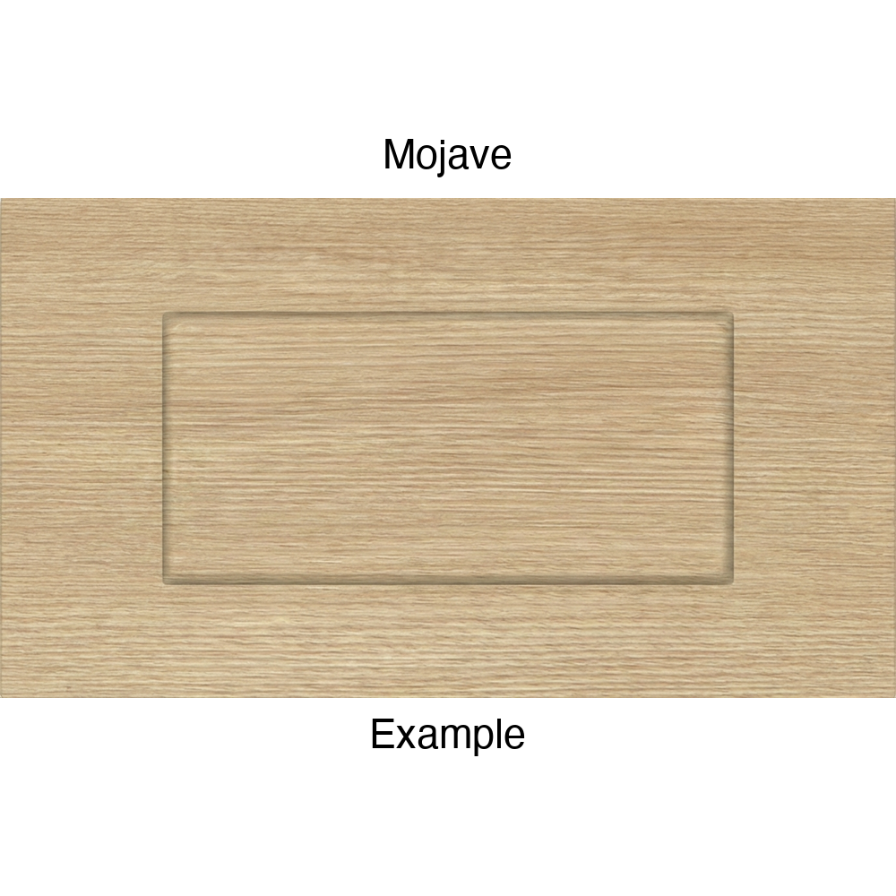 DSS218 Thermofoil Drawer Front (Shallow Shaker Style), Routed, in Mojave
