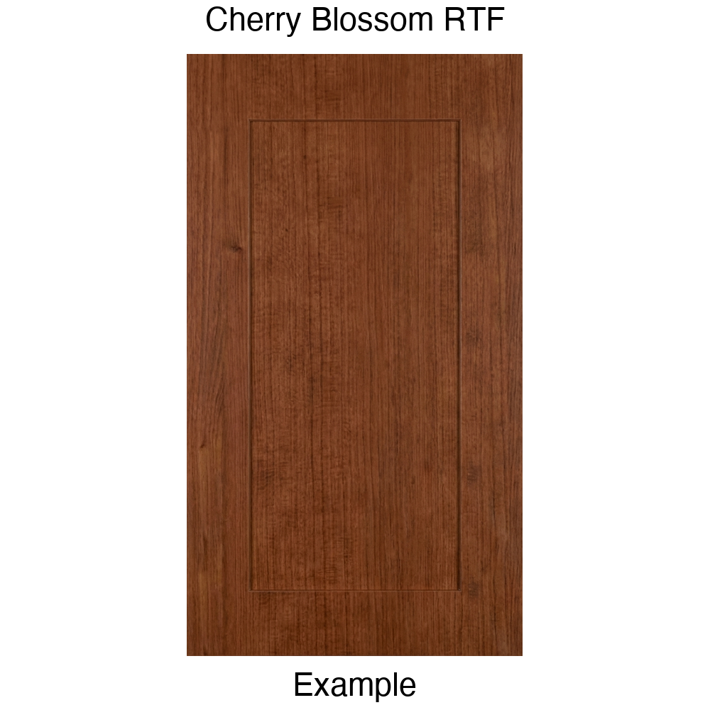 DSS218 Recessed Panel Thermofoil Cabinet Door (Shallow Shaker Style) in Cherry Blossom
