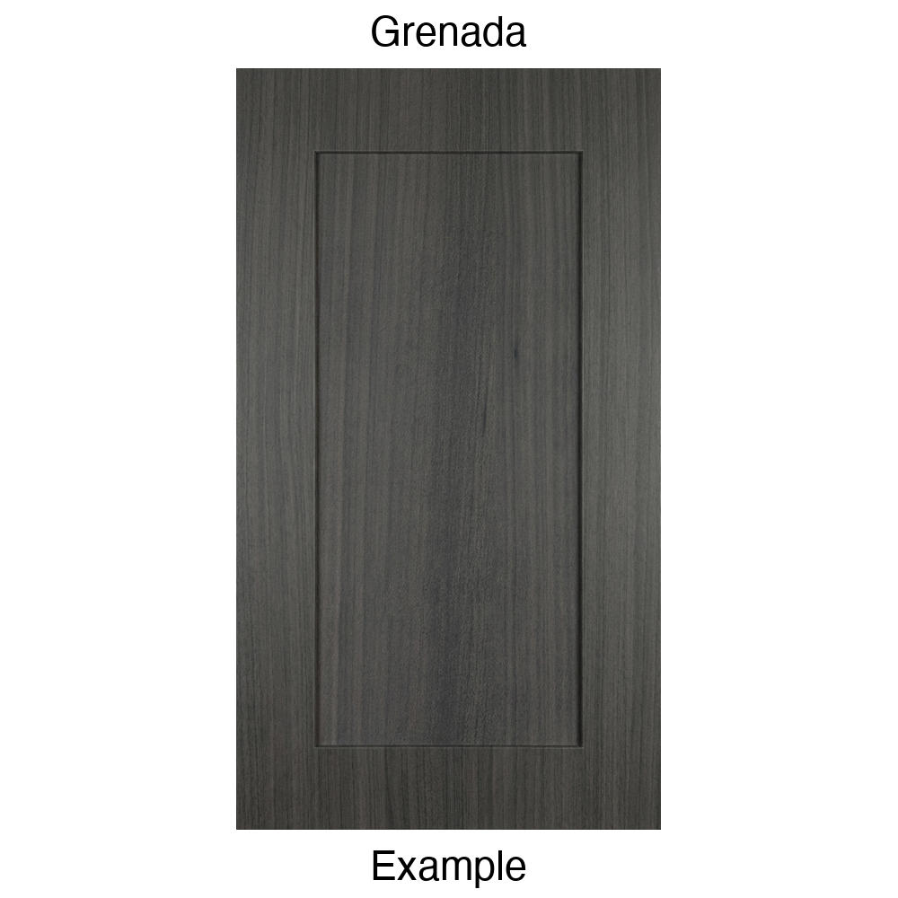 DSS218 Recessed Panel Thermofoil Cabinet Door (Shallow Shaker Style) in Grenada