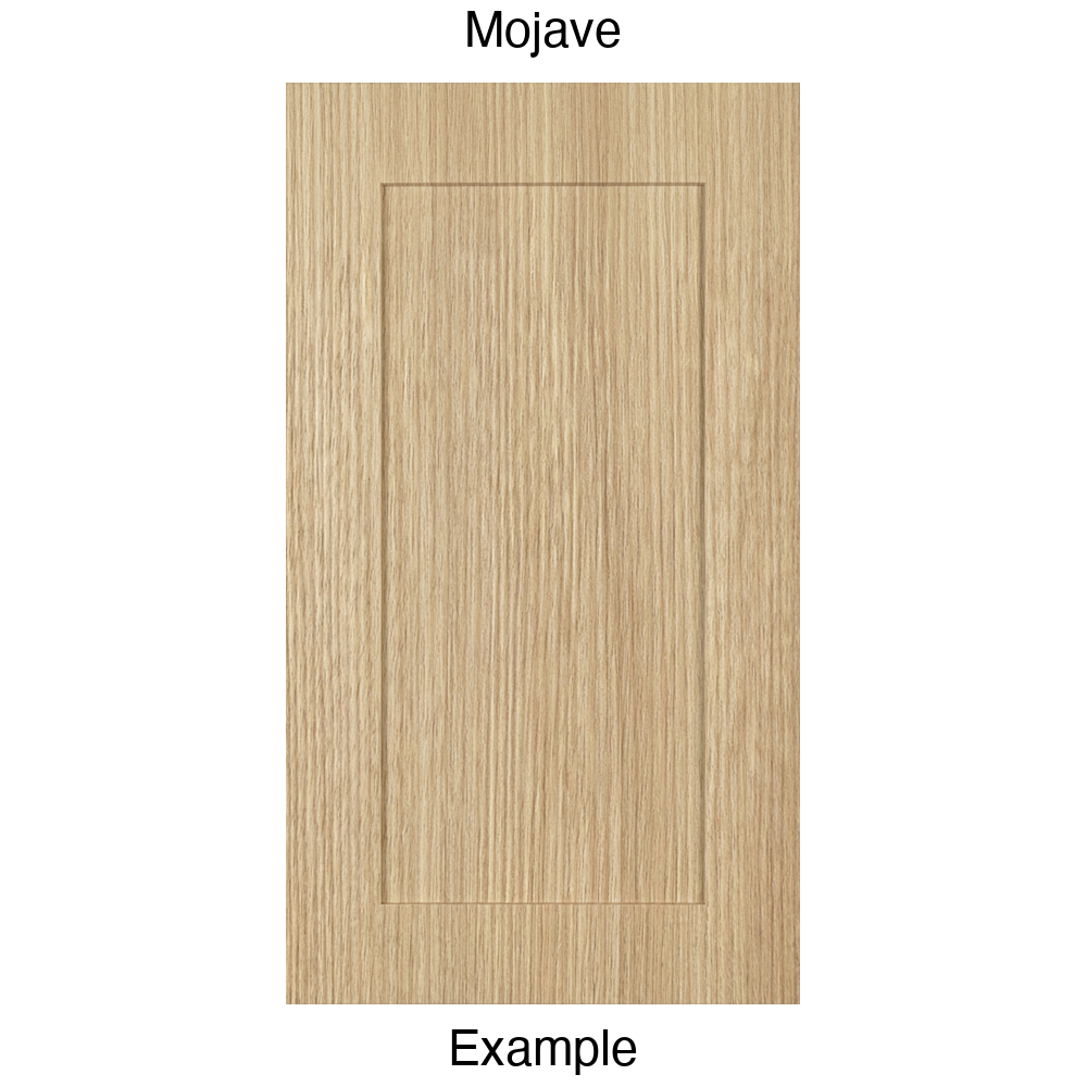 DSS218 Recessed Panel Thermofoil Cabinet Door (Shallow Shaker Style) in Mojave
