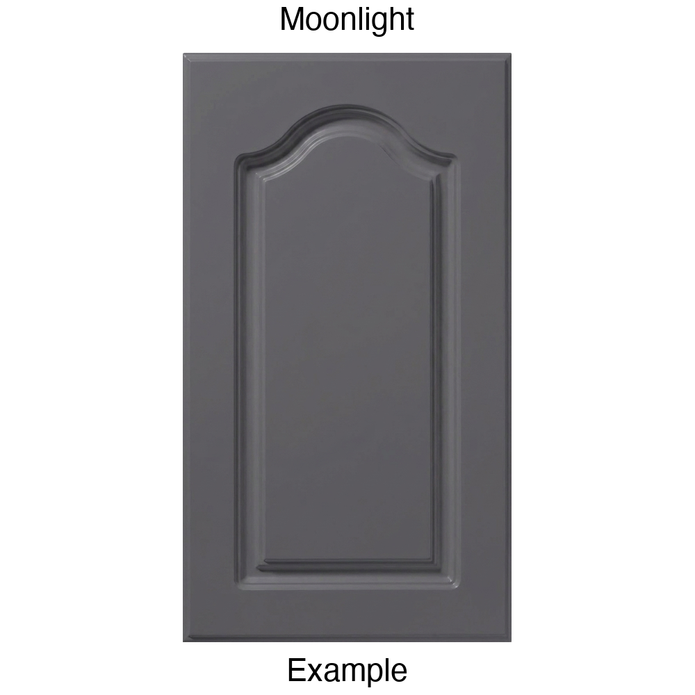 FC714 Cathedral Raised Panel Thermofoil Cabinet Door in Moonlight