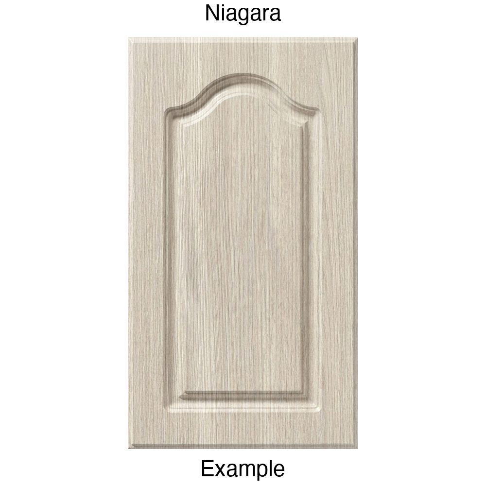 FC714 Cathedral Raised Panel Thermofoil Cabinet Door in Niagara