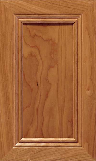 The Frontier inset panel cabinet door with mitered frame molding detail