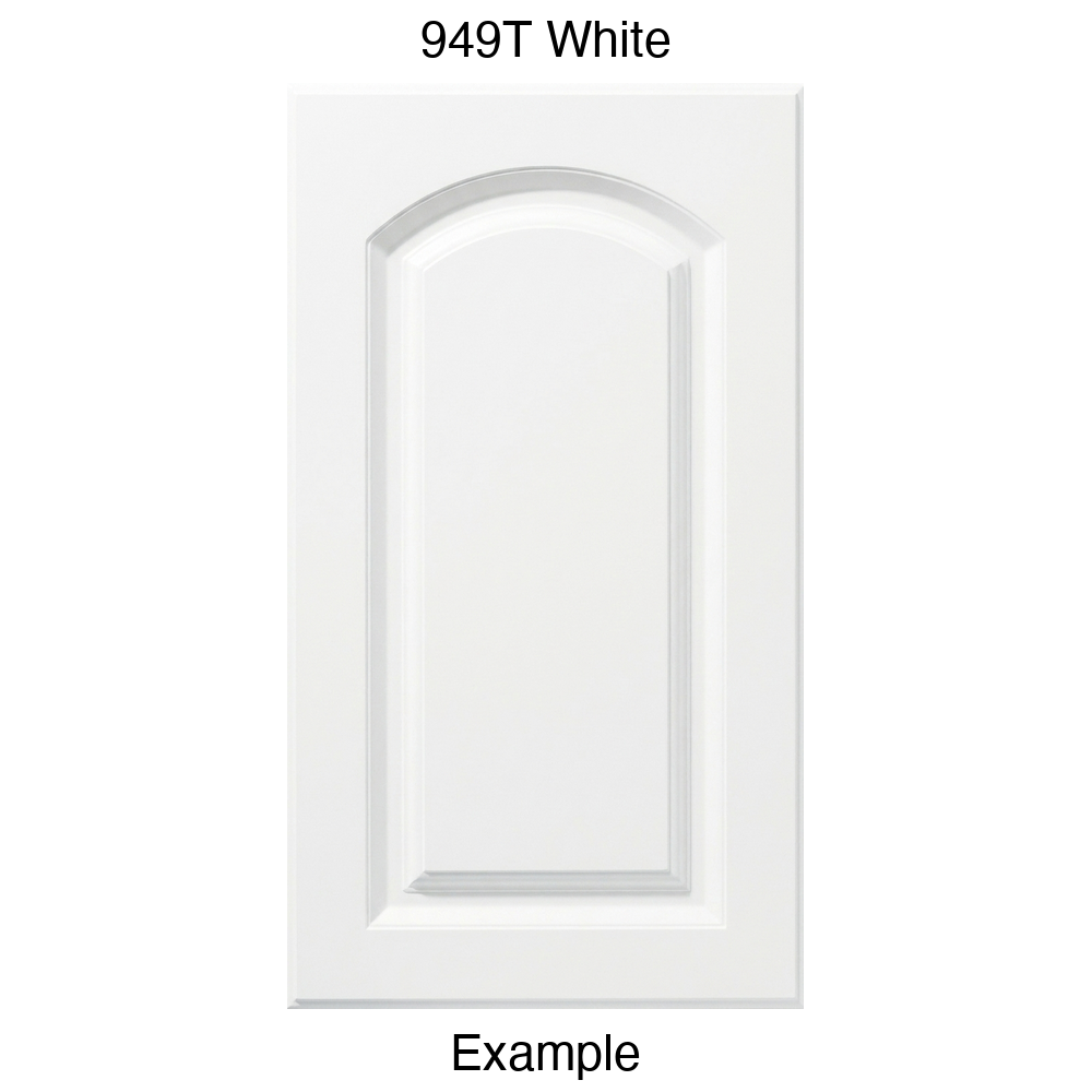 FS846 Arched Raised Panel Thermofoil Cabinet Door