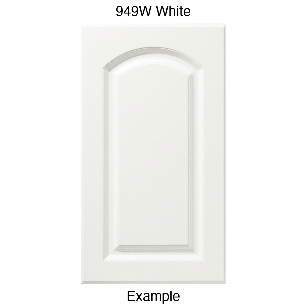 FS846 Arched Raised Panel Thermofoil Cabinet Door