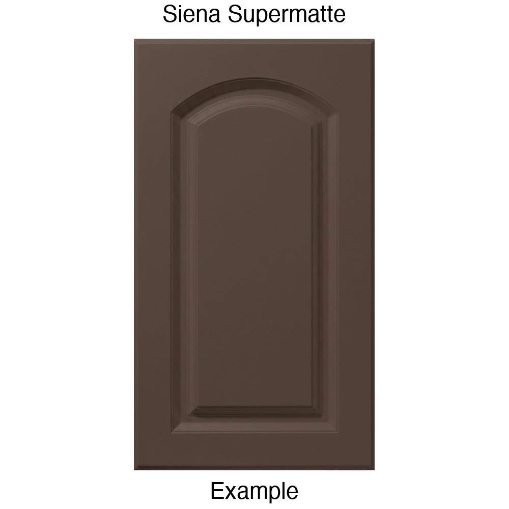 FS846 Arched Raised Panel Thermofoil Cabinet Door in Siena Supermatte