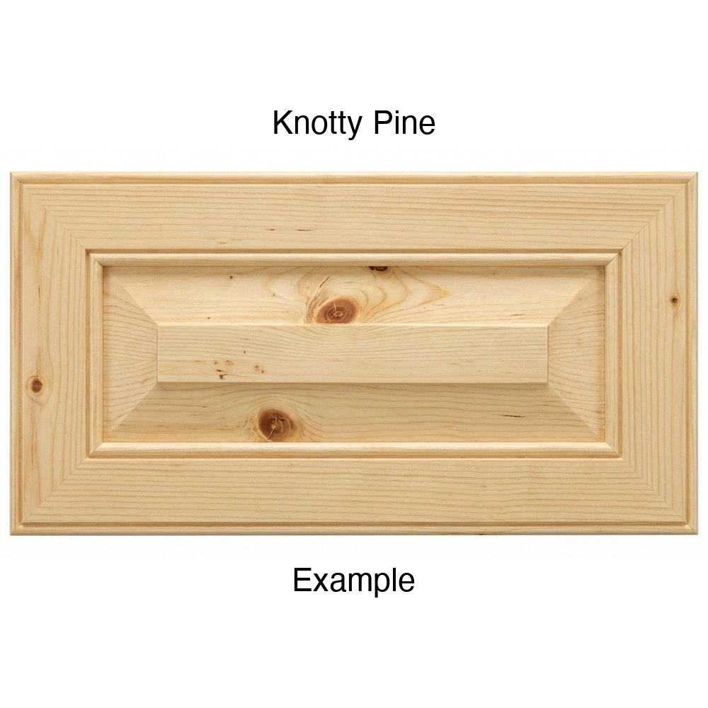 Harmony Drawer Front, 5-Piece, in Knotty Pine