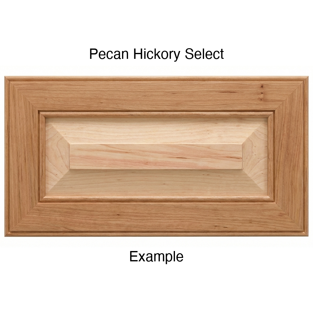 Harmony Drawer Front, 5-Piece, in Pecan-Hickory Select