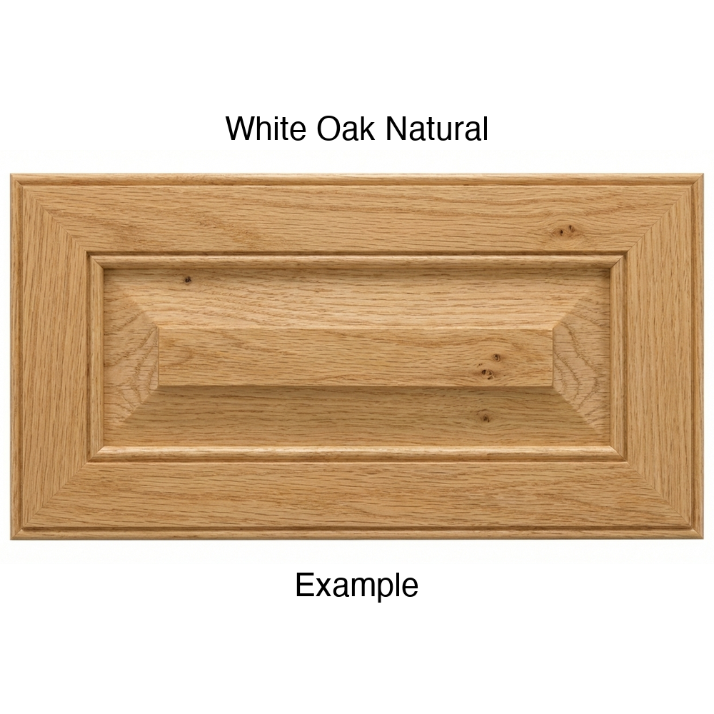Harmony Drawer Front, 5-Piece, in White Oak Natural