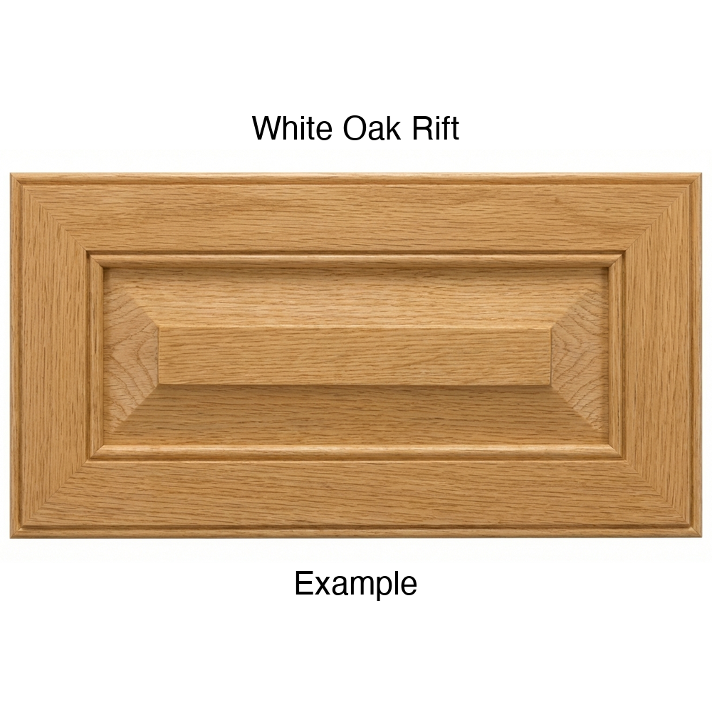 Harmony Drawer Front, 5-Piece, in White Oak Rift