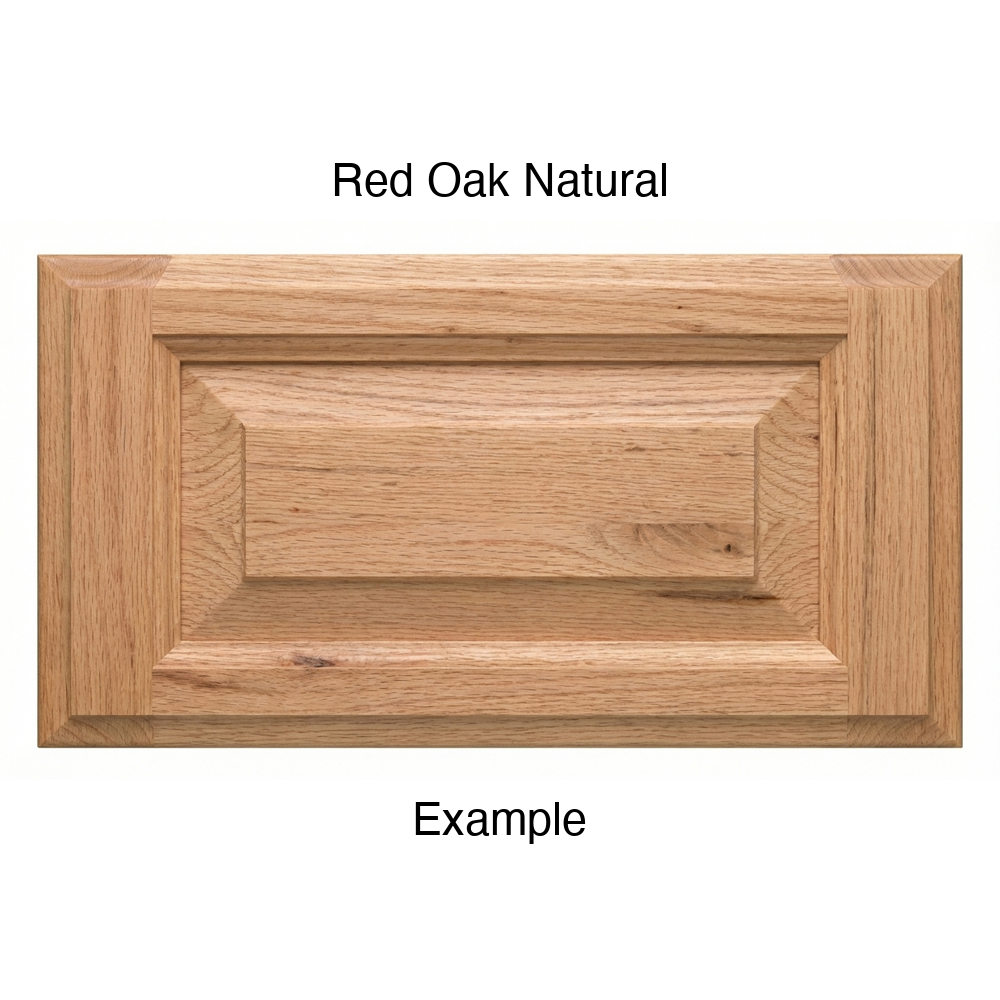 Heritage Drawer Front in Red Oak Natural