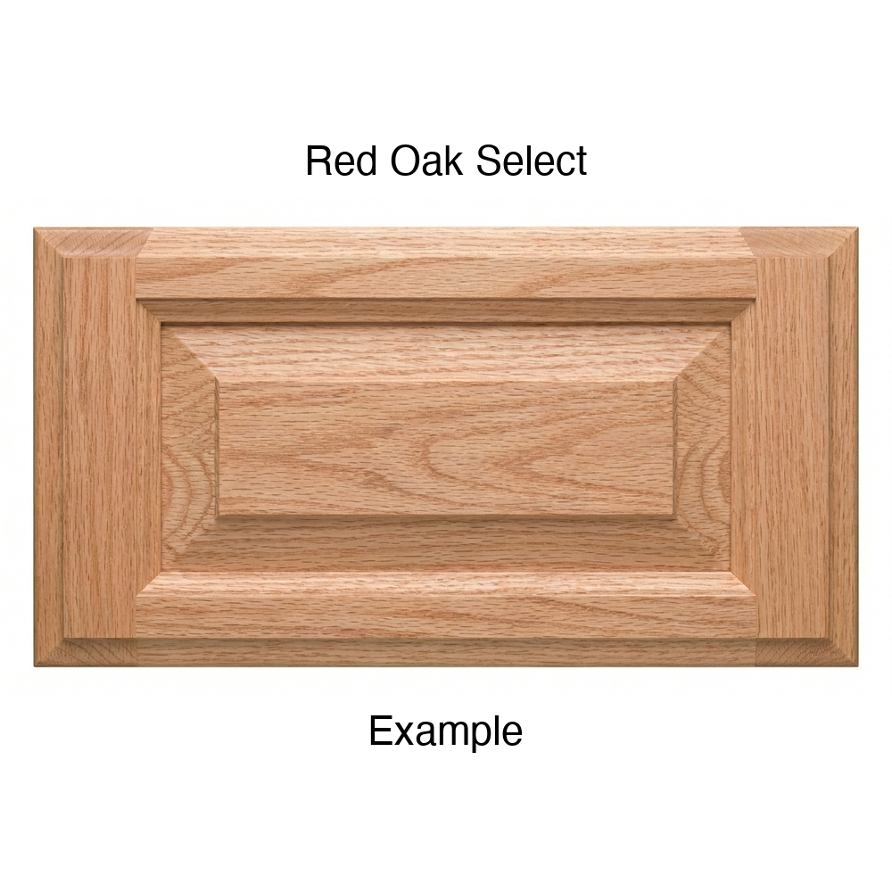 Heritage Drawer Front in Red Oak Select