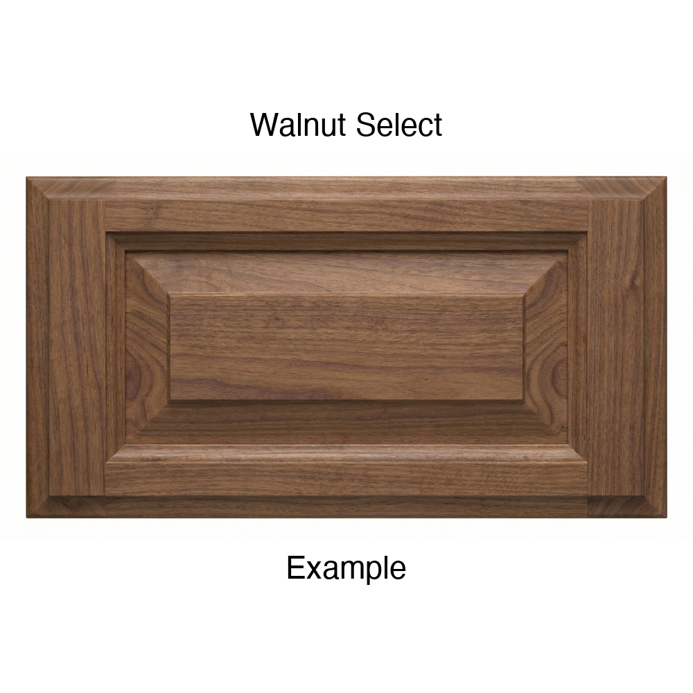 Heritage Drawer Front in Walnut Select