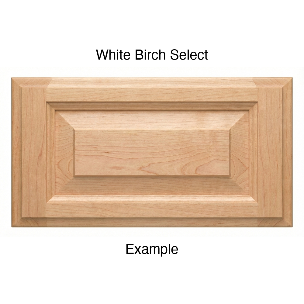 Heritage Drawer Front in White Birch Select