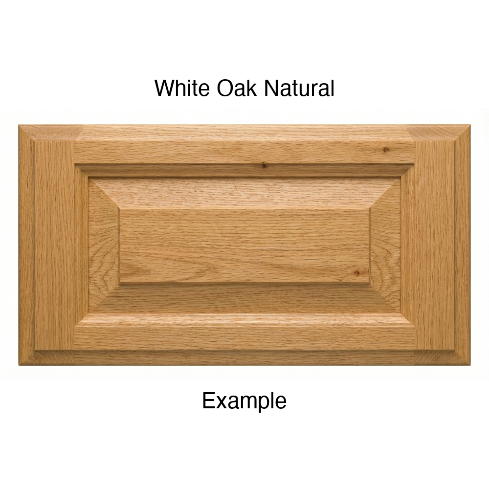 Heritage Drawer Front in White Oak Natural