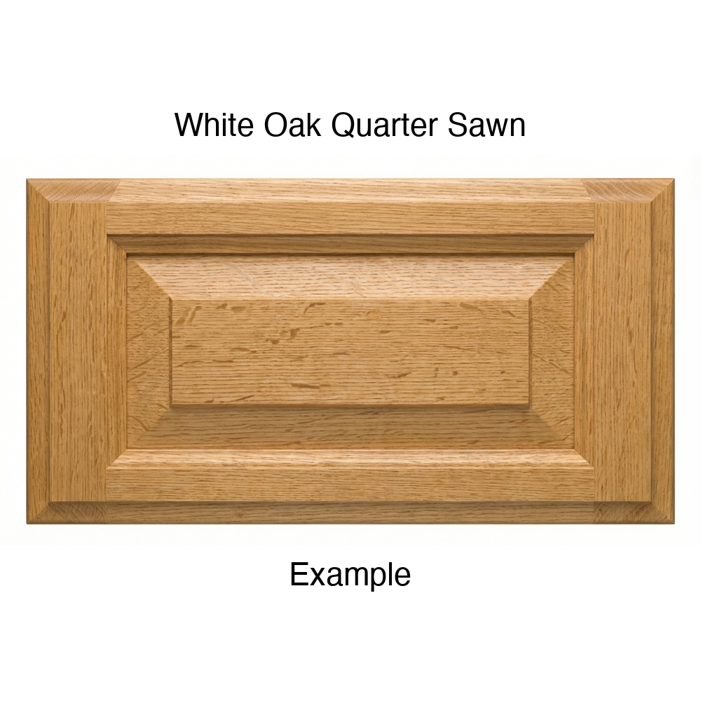 Heritage Drawer Front in White Oak Quarter Sawn