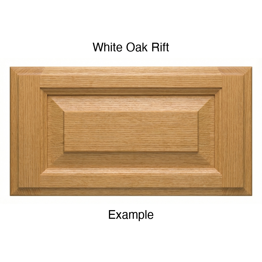 Heritage Drawer Front in White Oak Rift