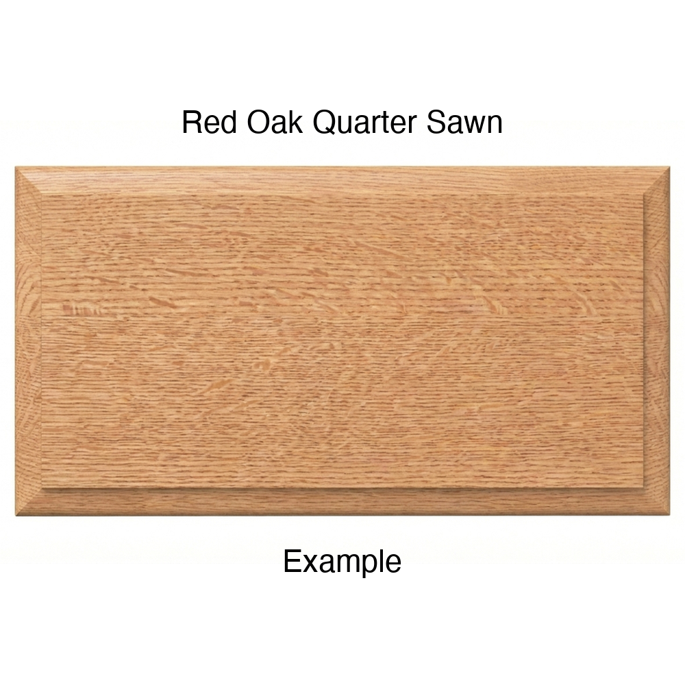 Heritage Drawer Front in Red Oak Quarter Sawn