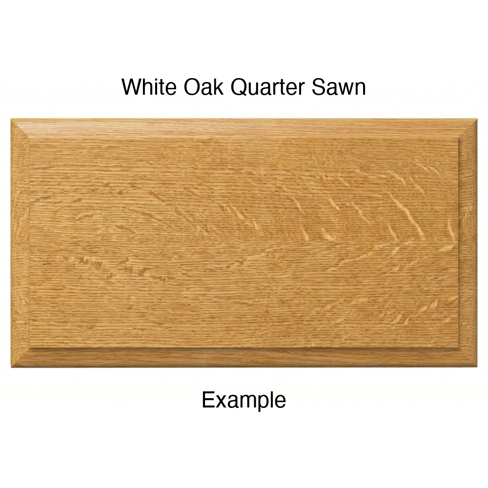 Heritage Drawer Front in White Oak Quarter Sawn
