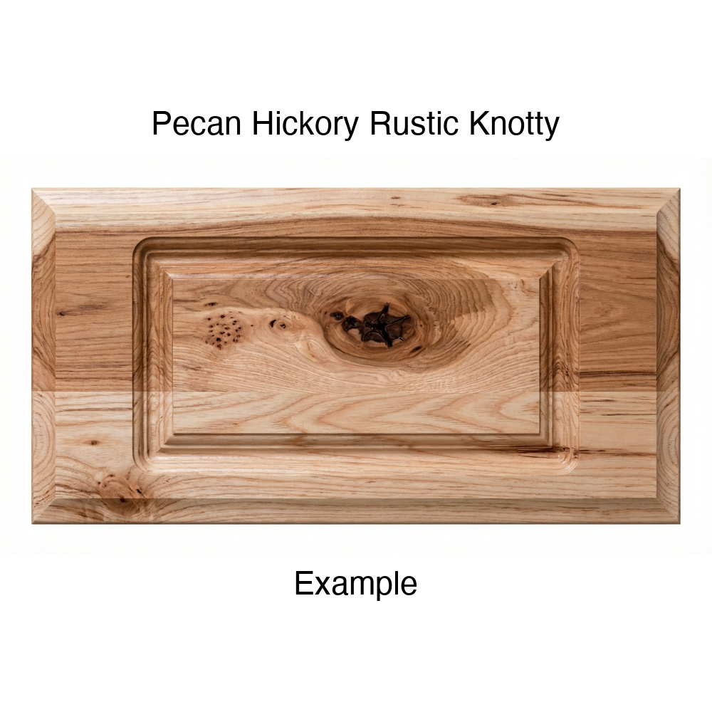 Heritage Drawer Front in Pecan-Hickory Rustic Knotty