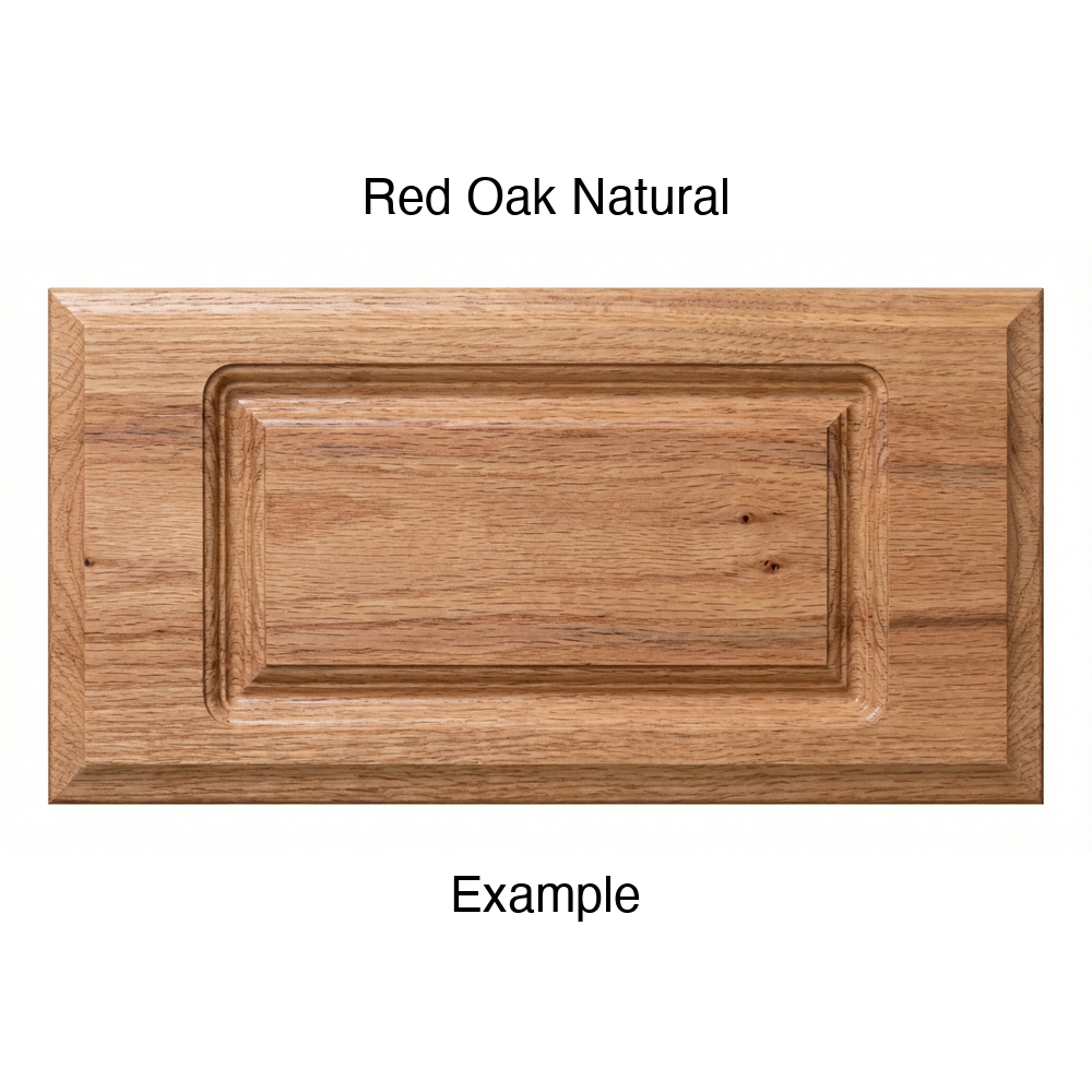 Heritage Drawer Front in Red Oak Natural