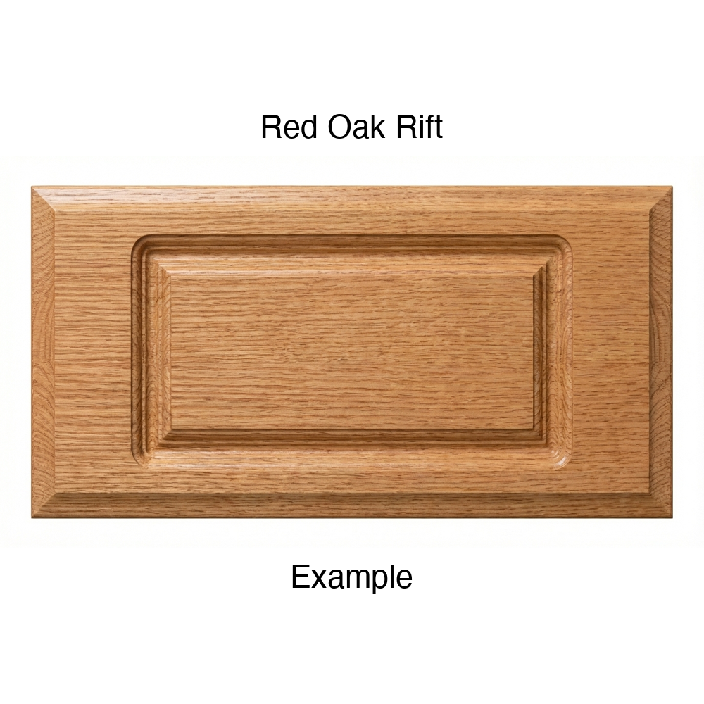 Heritage Drawer Front in Red Oak Rift