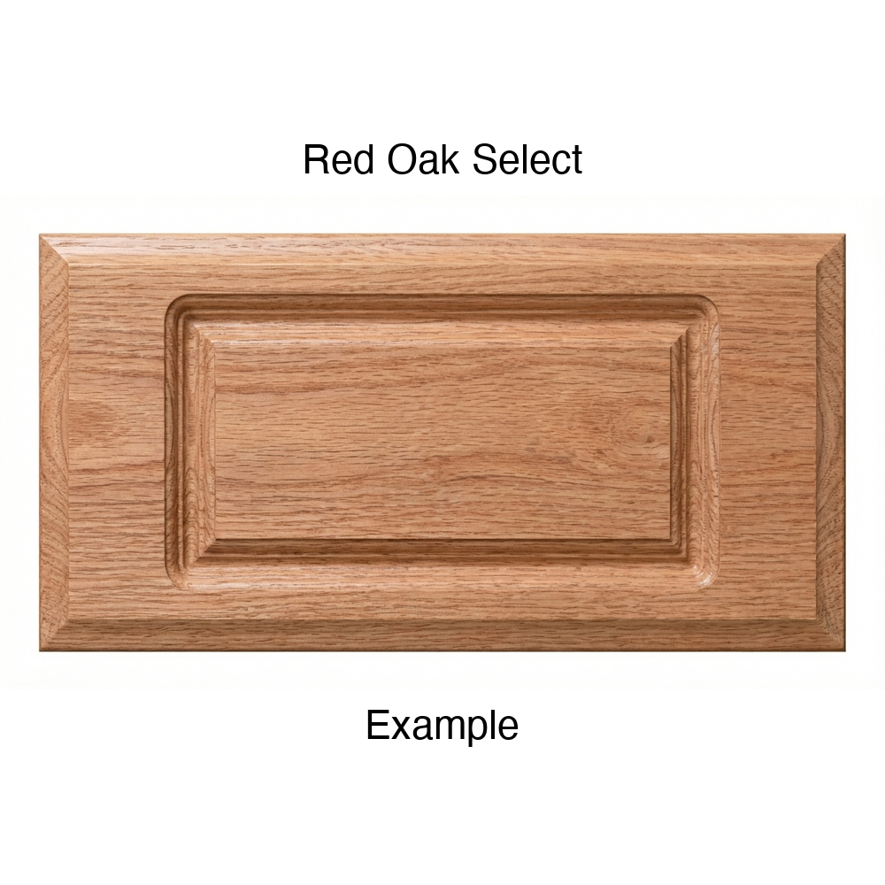 Heritage Drawer Front in Red Oak Select