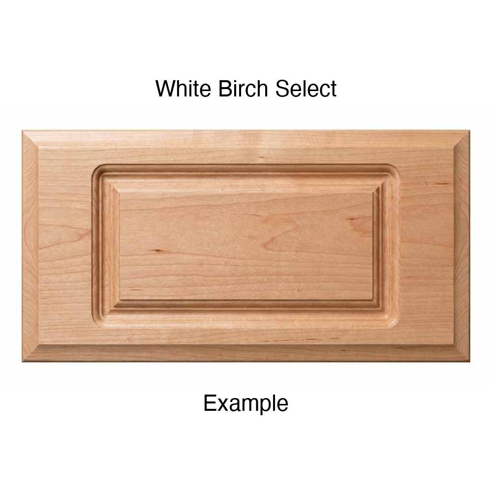 Heritage Drawer Front in White Birch Select