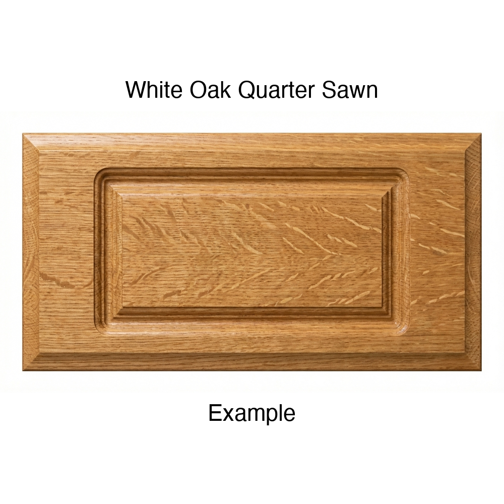 Heritage Drawer Front in White Oak Quarter Sawn