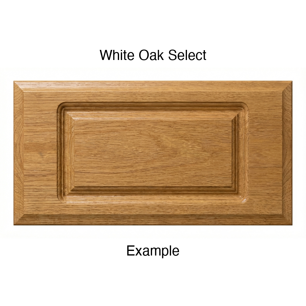 Heritage Drawer Front in White Oak Select
