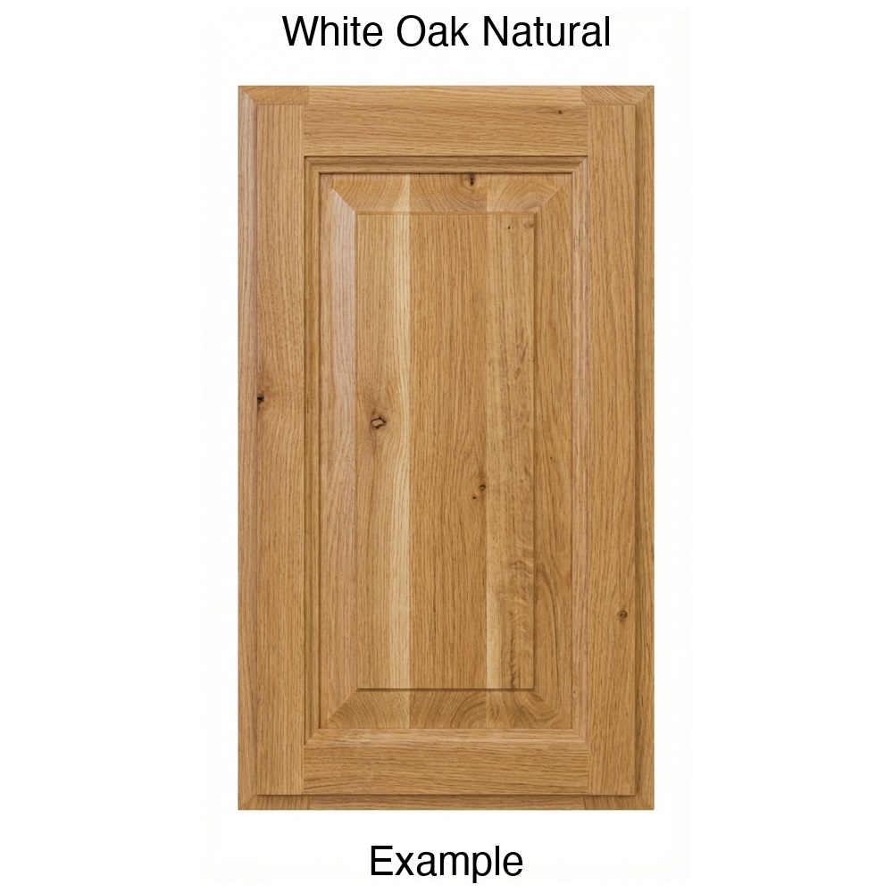 Heritage Raised Panel Cabinet Door in White Oak Natural