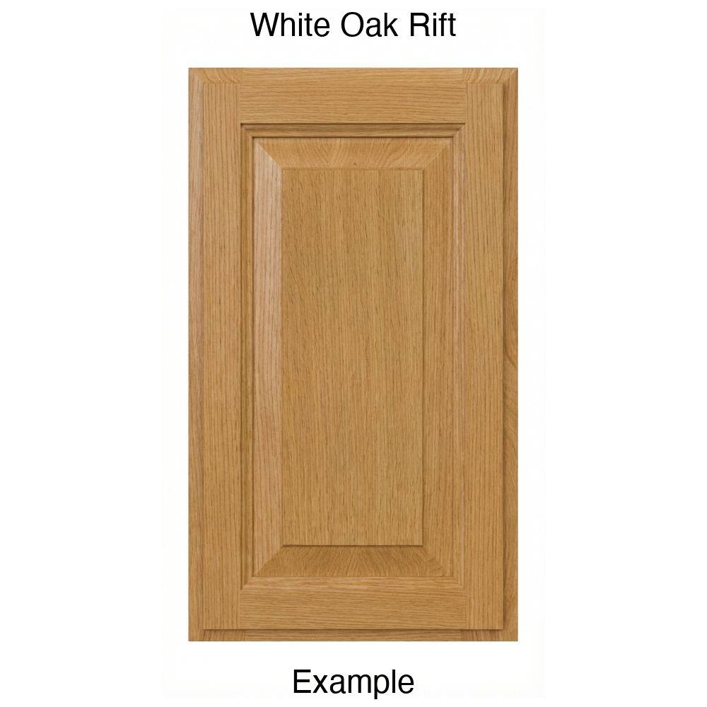Heritage Raised Panel Cabinet Door in White Oak Rift