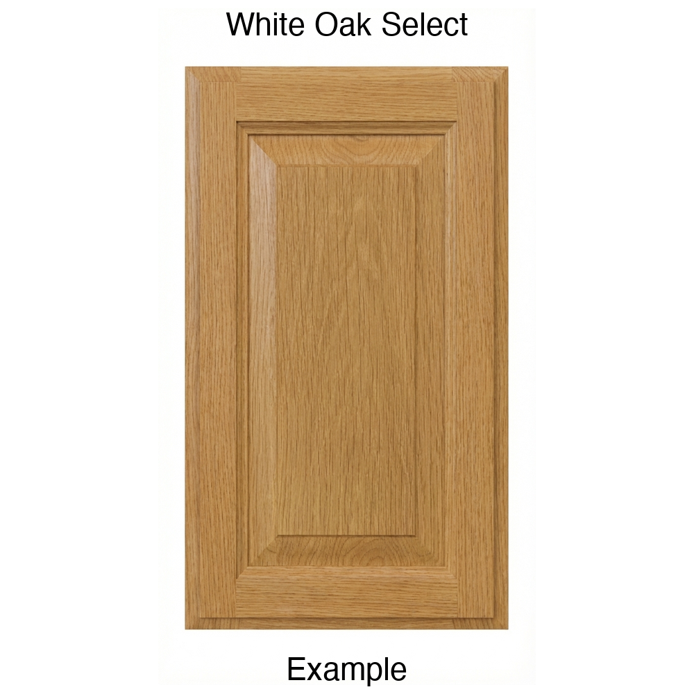 Heritage Raised Panel Cabinet Door in White Oak Select