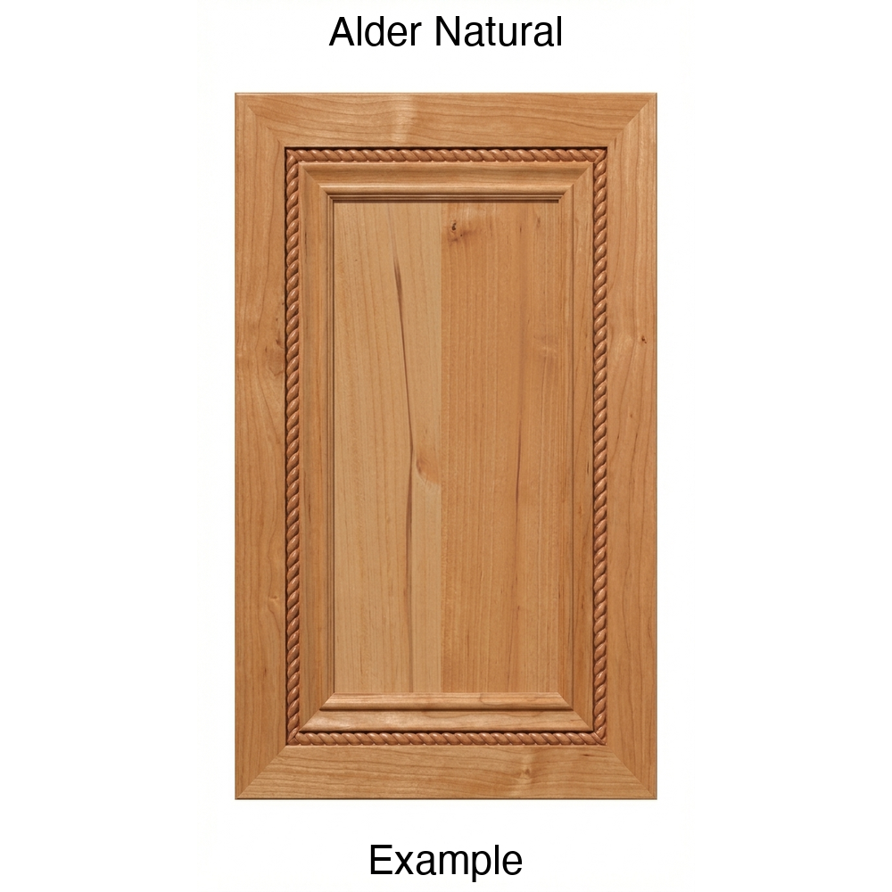 Highpointe Recessed Panel Cabinet Door in Alder Natural