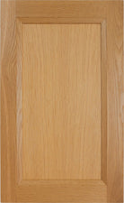 Isabella solid wood cabinet door with interior beveled edge